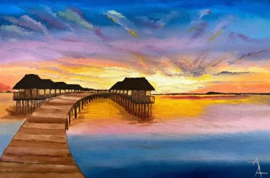sunset-at-maldives